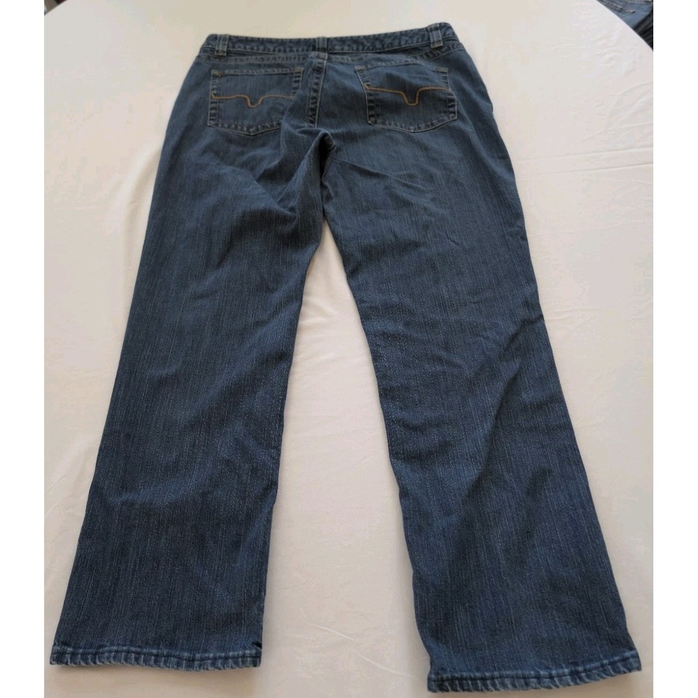 Kimes Ranch Betty Jeans Women's 16/32 (18/30) Mid Rise Straight Blue Denim USA - Picture 3 of 9